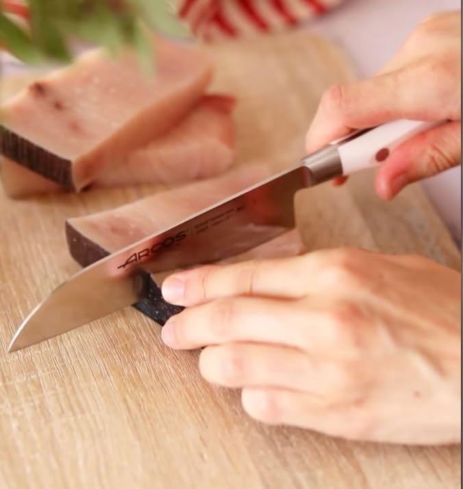 Arcos 233224 Serie Riviera Blanc - Santoku MesserMesserAsiatischerArt-KlingeausNitrumgeschmiedetemEd