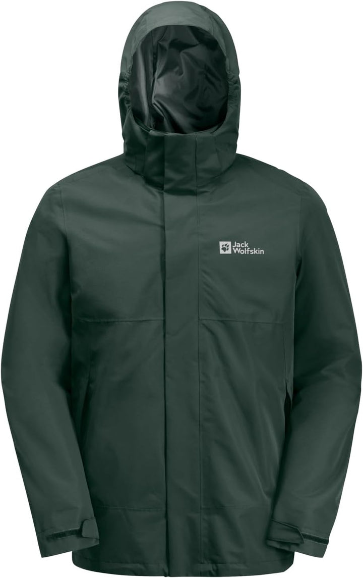 Jack Wolfskin Herren Luntal 3in1 Jkt M Jacket M black olive, M black olive