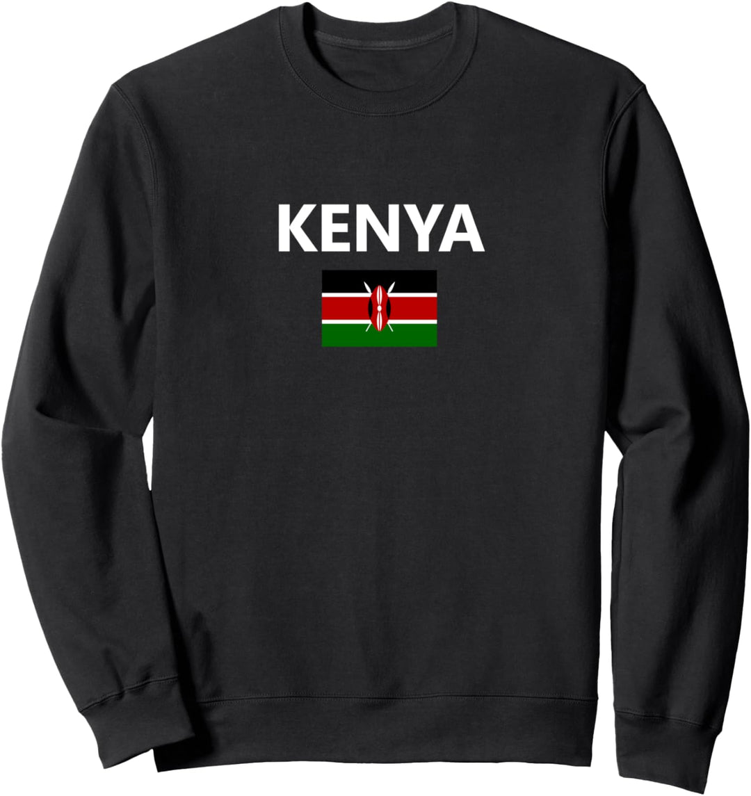 Kenia Kenianische Flagge Land Kenya Kenyan Flag Country Sweatshirt