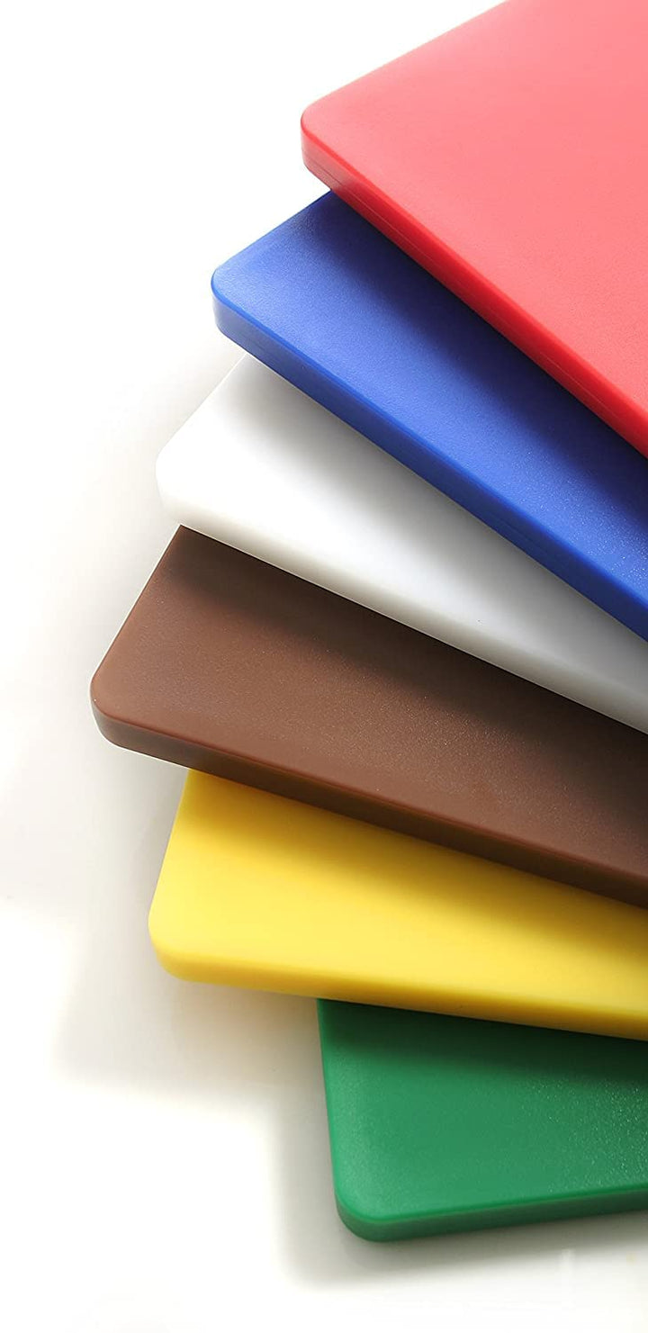 HENDI Schneidbretter, HACCP, Beidseitig nutzbar, für Geflügel, 450x300x(H)12,7mm, HDPE 500 Kunststof