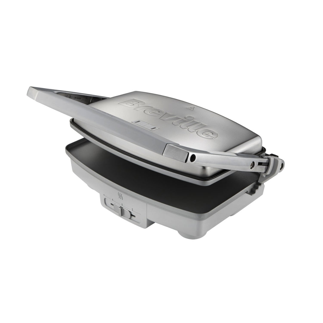 Breville DuraCeramic Sandwich/Panini-Toaster | Sandwichmaker im Café-Stil für 2 Scheiben | Edelstahl