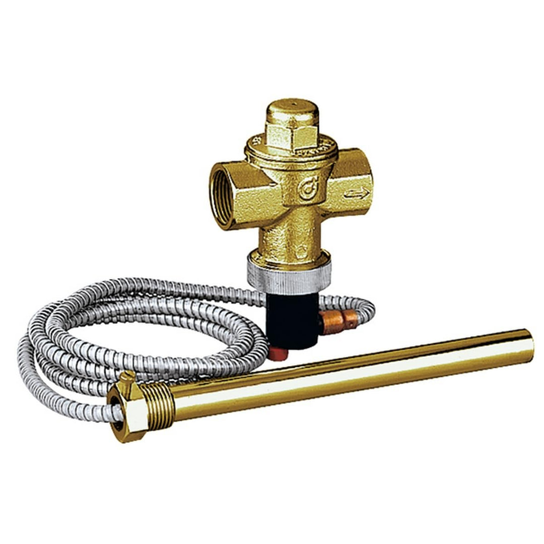 Caleffi Thermische Ablaufsicherung 3/4" IG Anschluss verchromt