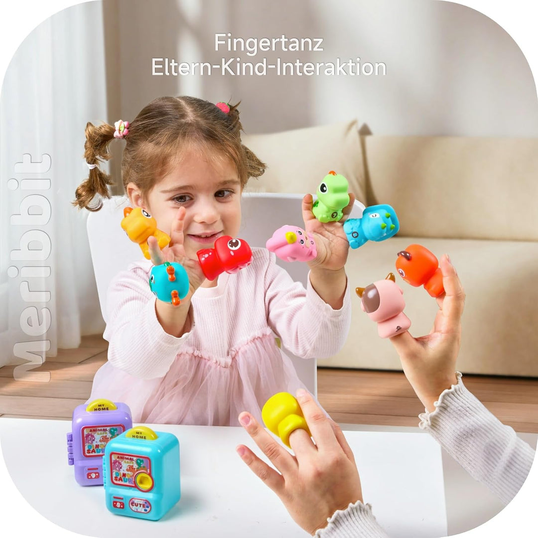 Montessori Spielzeug 2 Jahre, 30Pcs Schlüssel Spielzeug, Fingerpuppen, Sensory Play, Zuordnen und so
