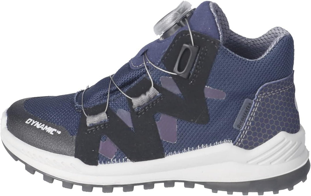 RICOSTA Jungen Stiefel Runner,Kinder Boots,lose Einlage,RicostaTEX,BOA, Blau 180