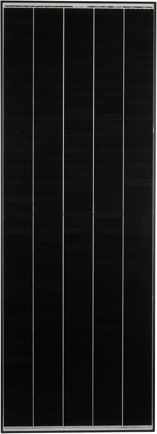SOLA Frame Black - Innovatives monokristallines Solarmodul mit Schindelzellen (175 W), 175 W