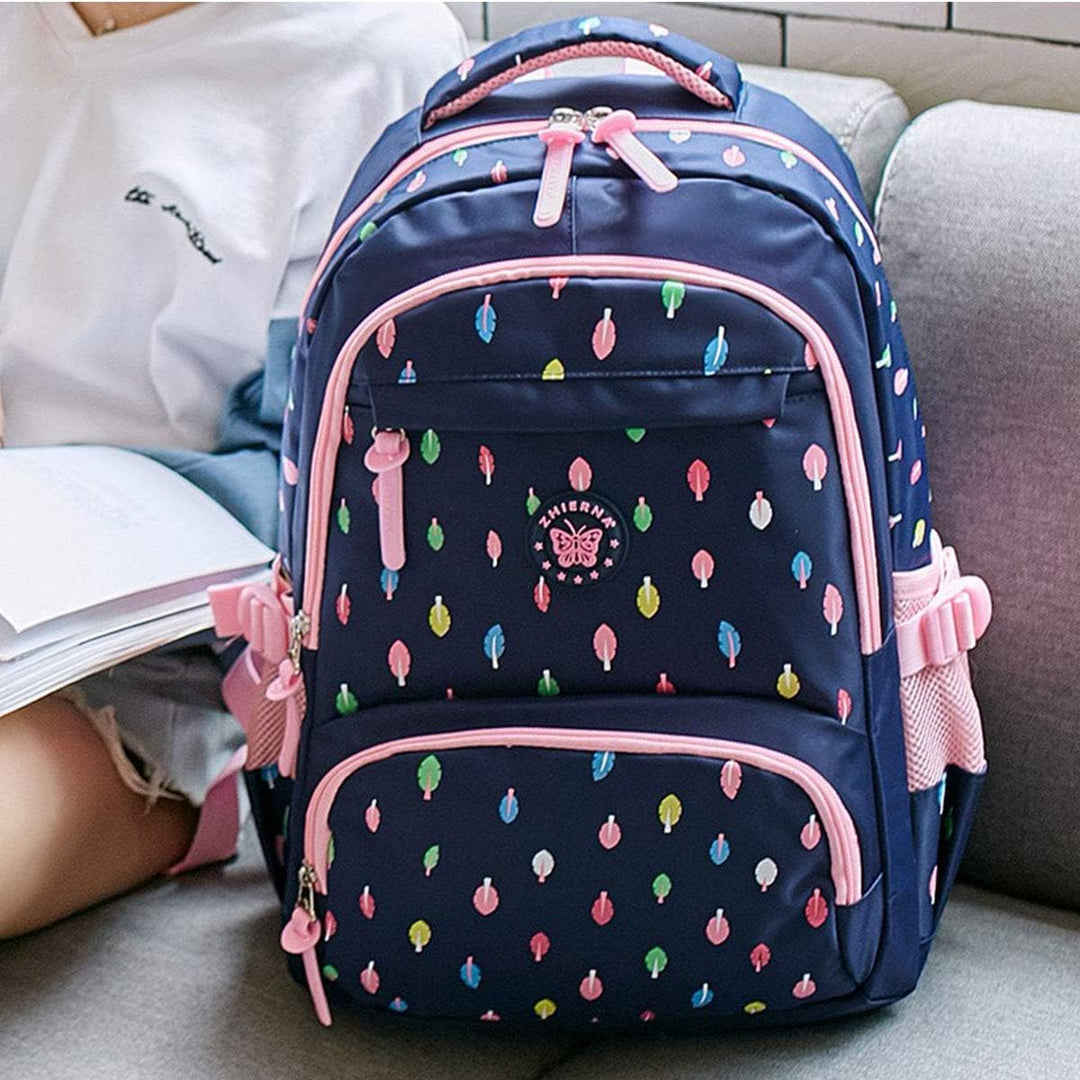 IvyH Rucksack Mädchen Schulrucksack Grosse schulranzen für Mädchen Wasserdicht Kinderrucksack für mä