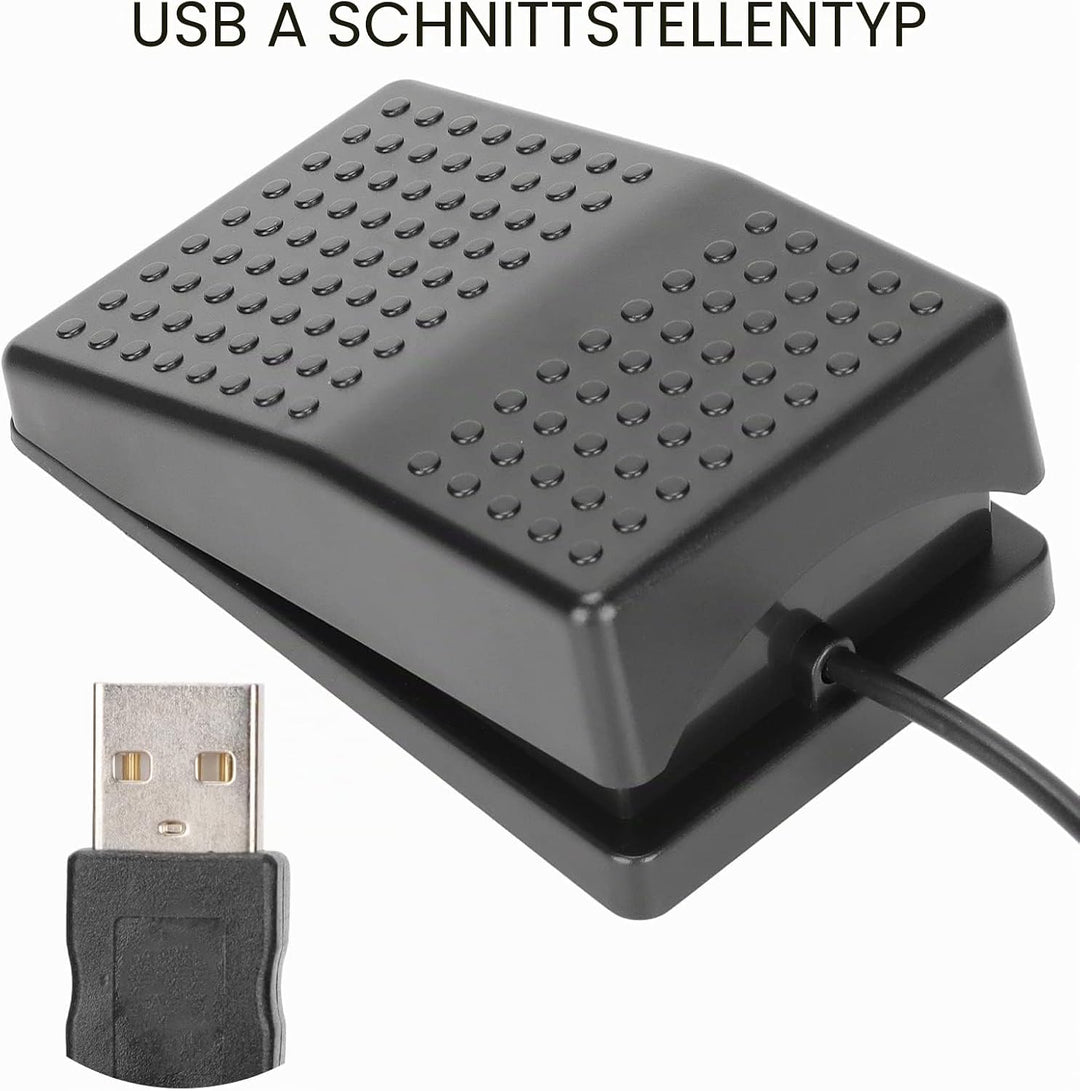 USB-Fussschalterpedal, Computer-Fusspedal-Anpassungsfunktion Hochempfindliches ABS-Material für univ