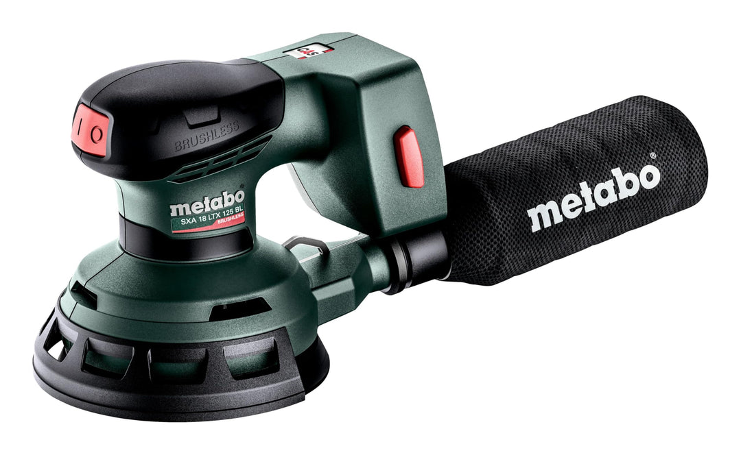 metabo Akku-Exzenterschleifer SXA 18 LTX 125 BL - 18 V, 125 mm Stützteller-Ø, 2 mm Schwingkreis, 100