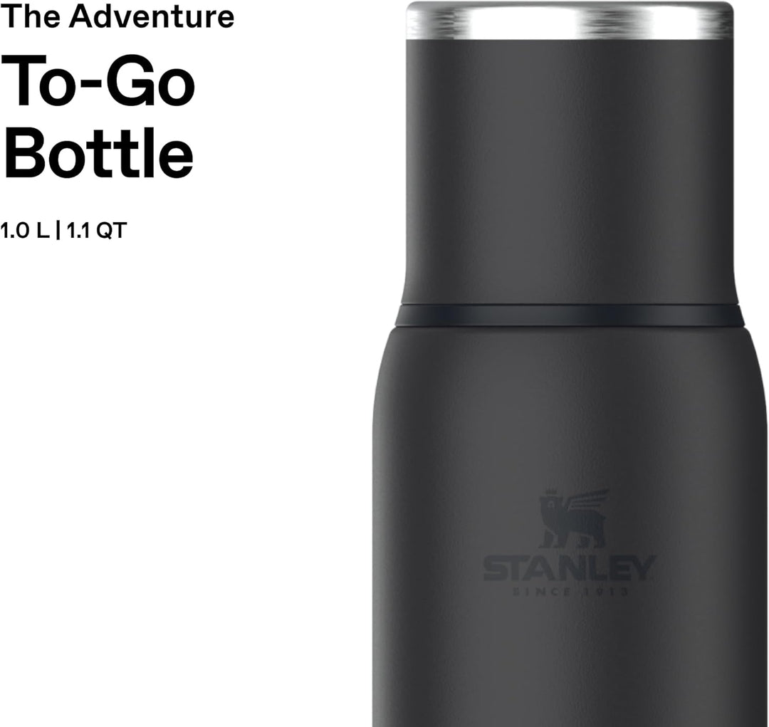 Stanley 1913 Adventure To-Go Thermosflasche 1L - 25 Stunden Heiss - 27 Stunden Kalt - Auslaufsicher