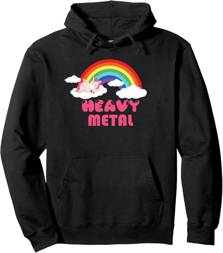 Heavy Metal Unicorn Pullover Hoodie