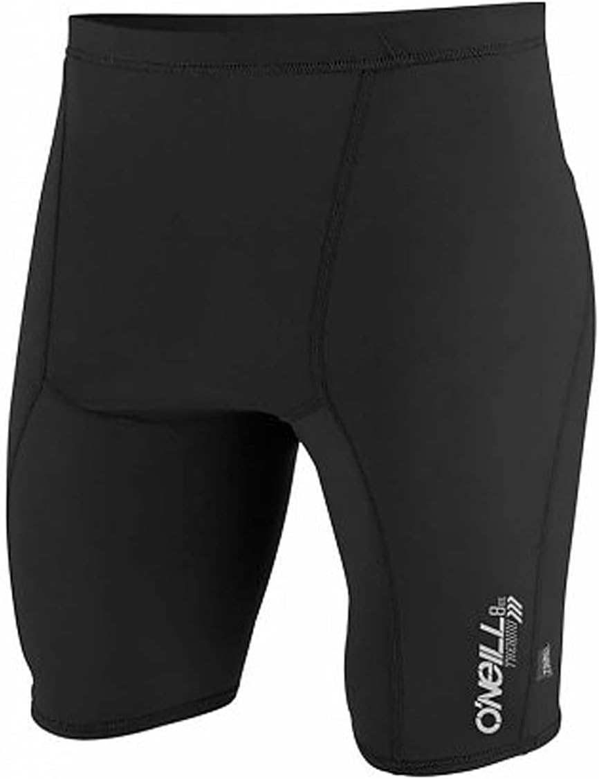 O';Neill Thermo-X Thermo-Segeln Bootfahren Wassersport Shorts Schwarz - Easy Stretch Thermofutter Sc