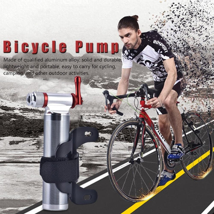 Fahrrad Pumpe CO2 Inflator, Tragbare Mini Leichte Aluminiumlegierung Mountainbike Rennrad Reifenschl