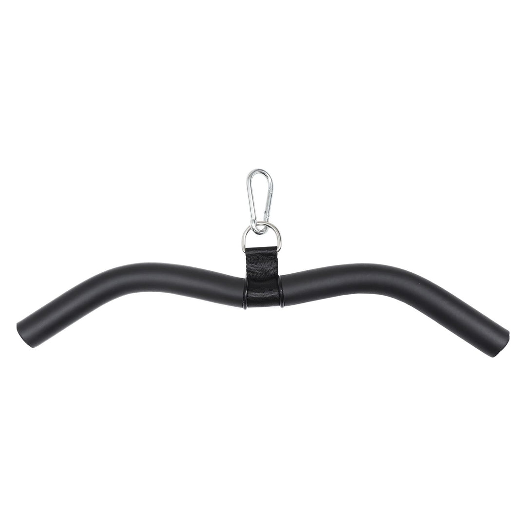 Homoyoyo Latzug Stange aus Stahl mit Ergonomischem Bogengriff Kabelzug Zubehör für Bizeps und Rücken