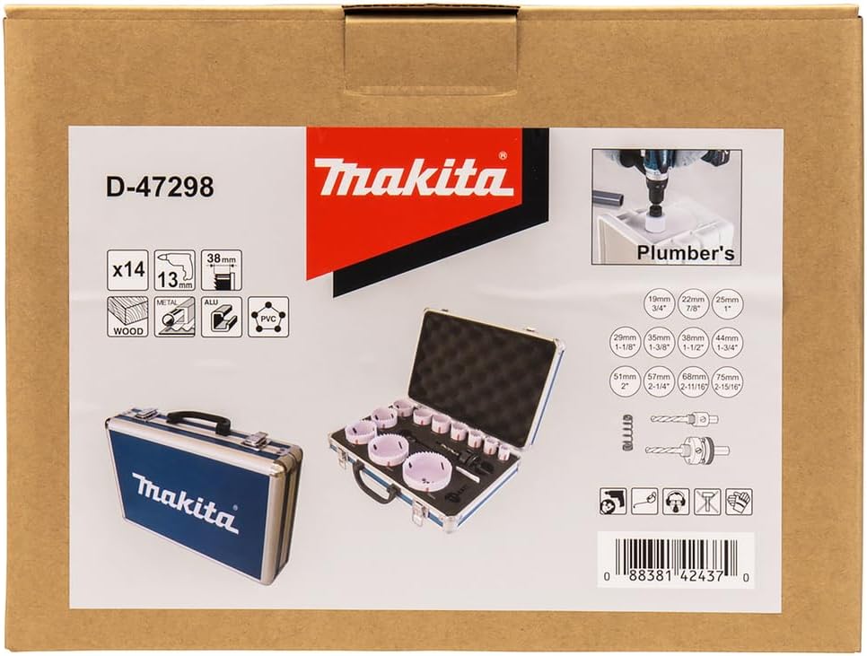Makita Lochsägen, 14-teilig, D-47298