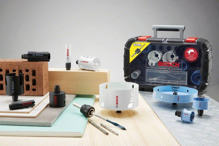 Bosch Professional 9 tlg. Lochsäge Progressor for Wood & Metal Set Sanitärinstallateur (für Holz und