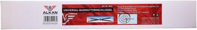 4 in 1 Spezial Radmuttern-Schlüssel Radkreuz (Kreuzschlüssel) Kompakt klappbar (faltbar) Nuss 17 19