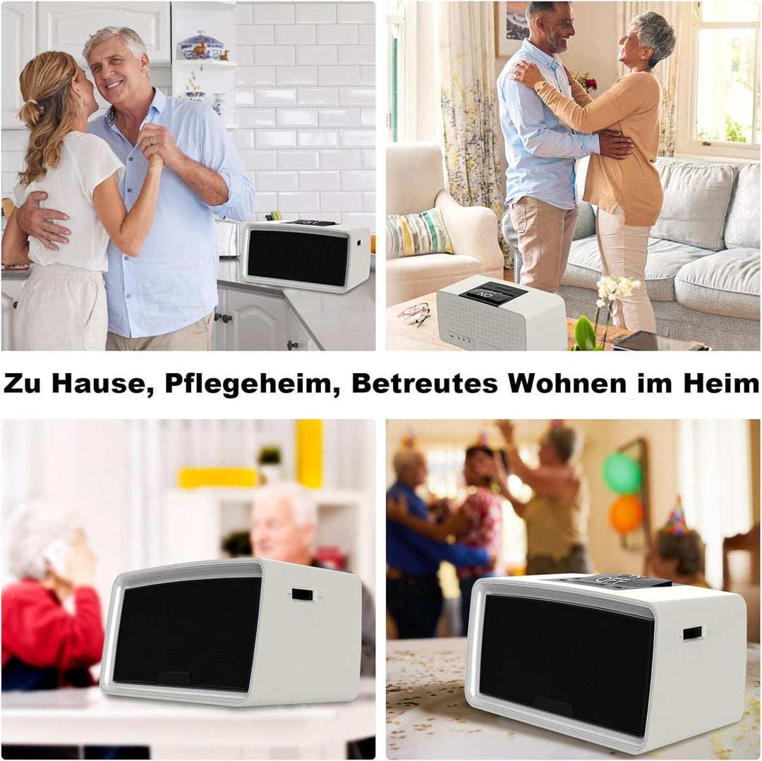 Einfacher Musikplayer für Senioren – Grosse Tasten Musik Player für Demenzkranke, Einfache Bedienung