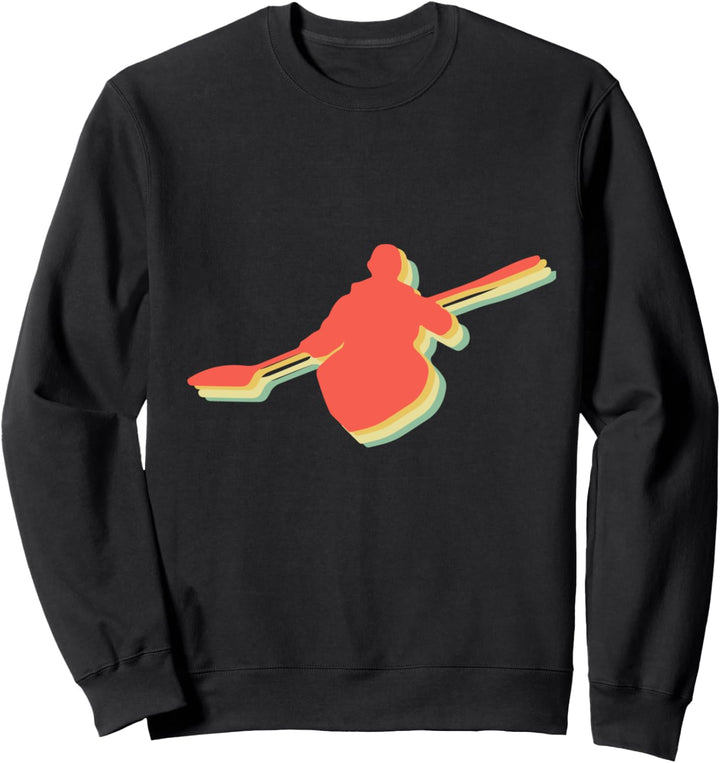 Retro Ruderer Rudersport Ruderboot - Vintage Rudern Sweatshirt