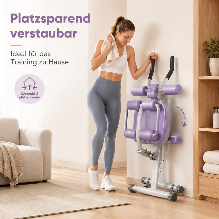 Abdominal Trainer Bauchtrainer Adjustable Abs Trainer for Home Gym Ganzkörpertrainer Foldable MAX 15