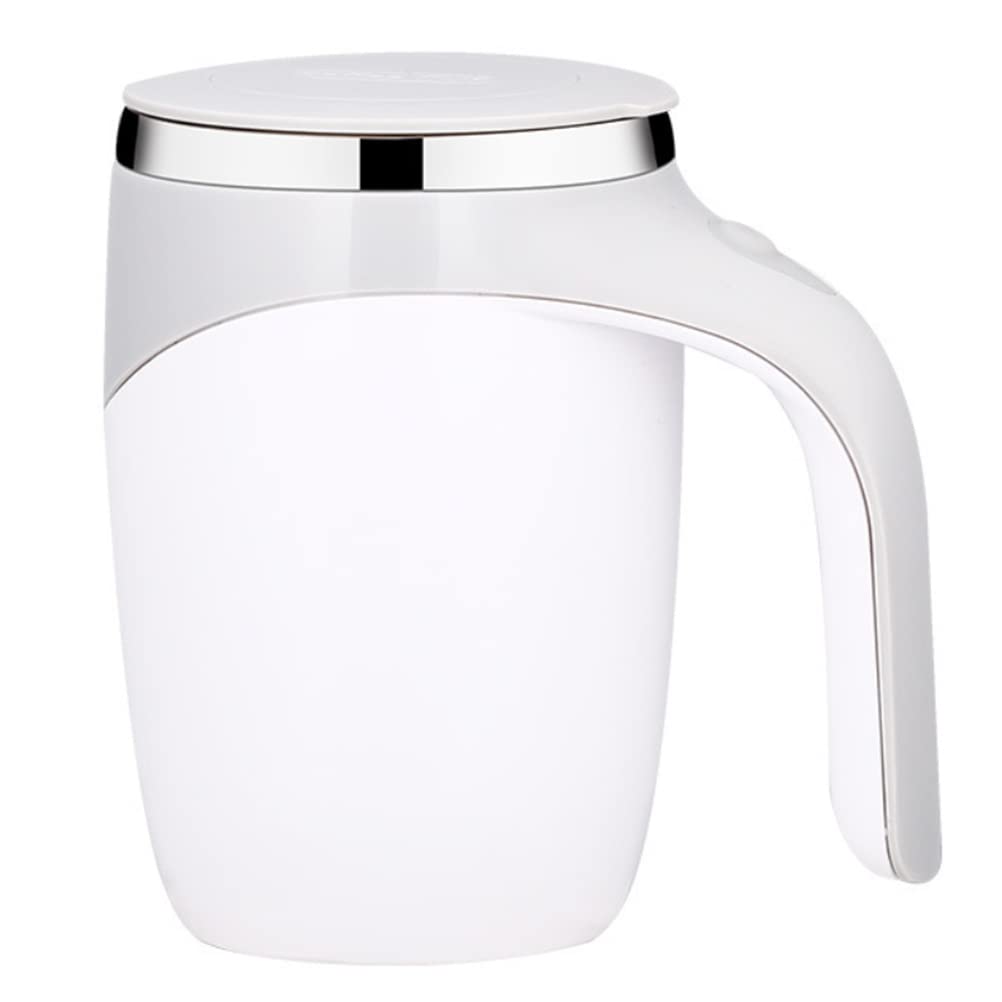 KKPLZZ Automatische magnetische Rührkaffeetasse, 380 ml elektrische Rührtasse Home Office Travel Aut