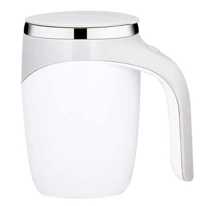 KKPLZZ Automatische magnetische Rührkaffeetasse, 380 ml elektrische Rührtasse Home Office Travel Aut