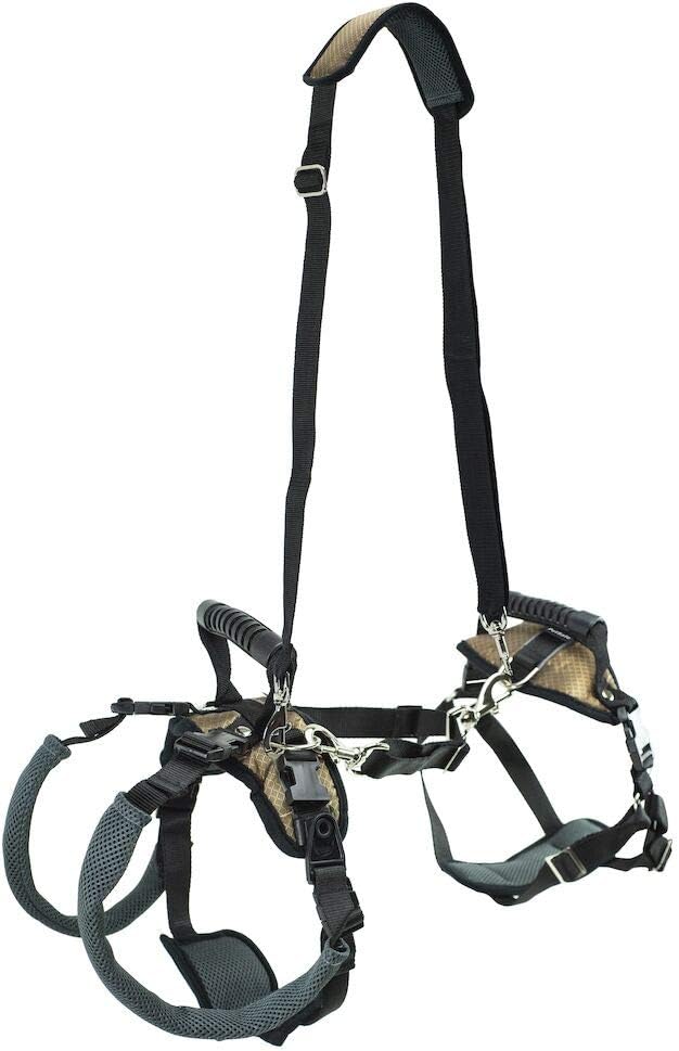PetSafe CareLift Stützgeschirr – Ganzkörper-Hebehilfe mit Griff und Schultergurt – ideal für Haustie