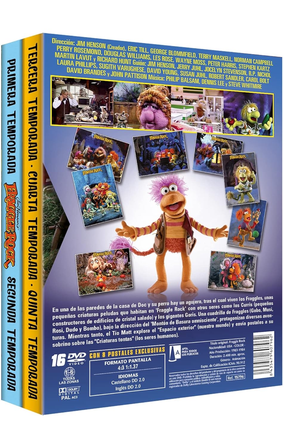 Fraggle rock serie com.(16dvd) - DVD