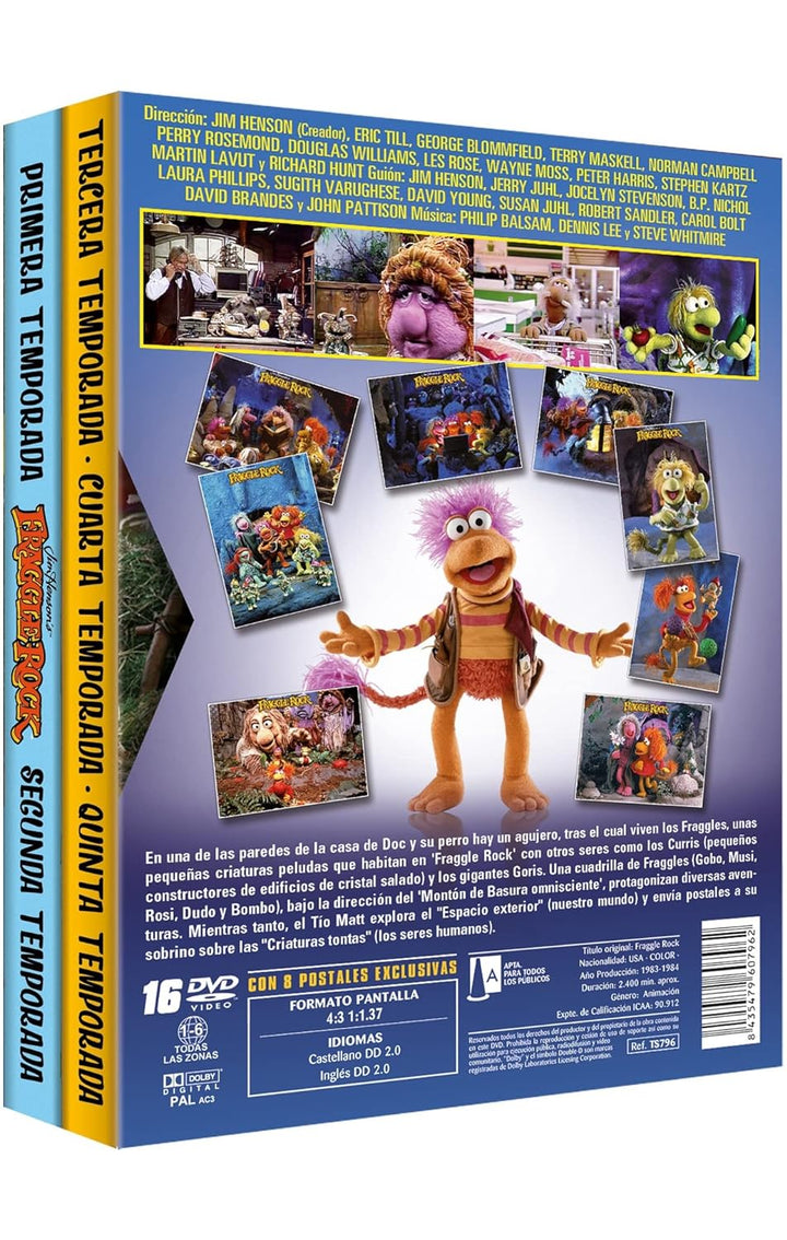 Fraggle rock serie com.(16dvd) - DVD
