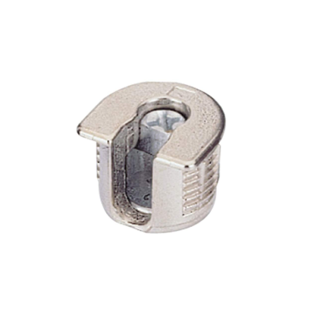 Hettich 65513 VB 35 D Exzenter-Verbindungsbeschlag, Bohr ø20, Plattenstärke 19, vernickelt, 200 Stüc