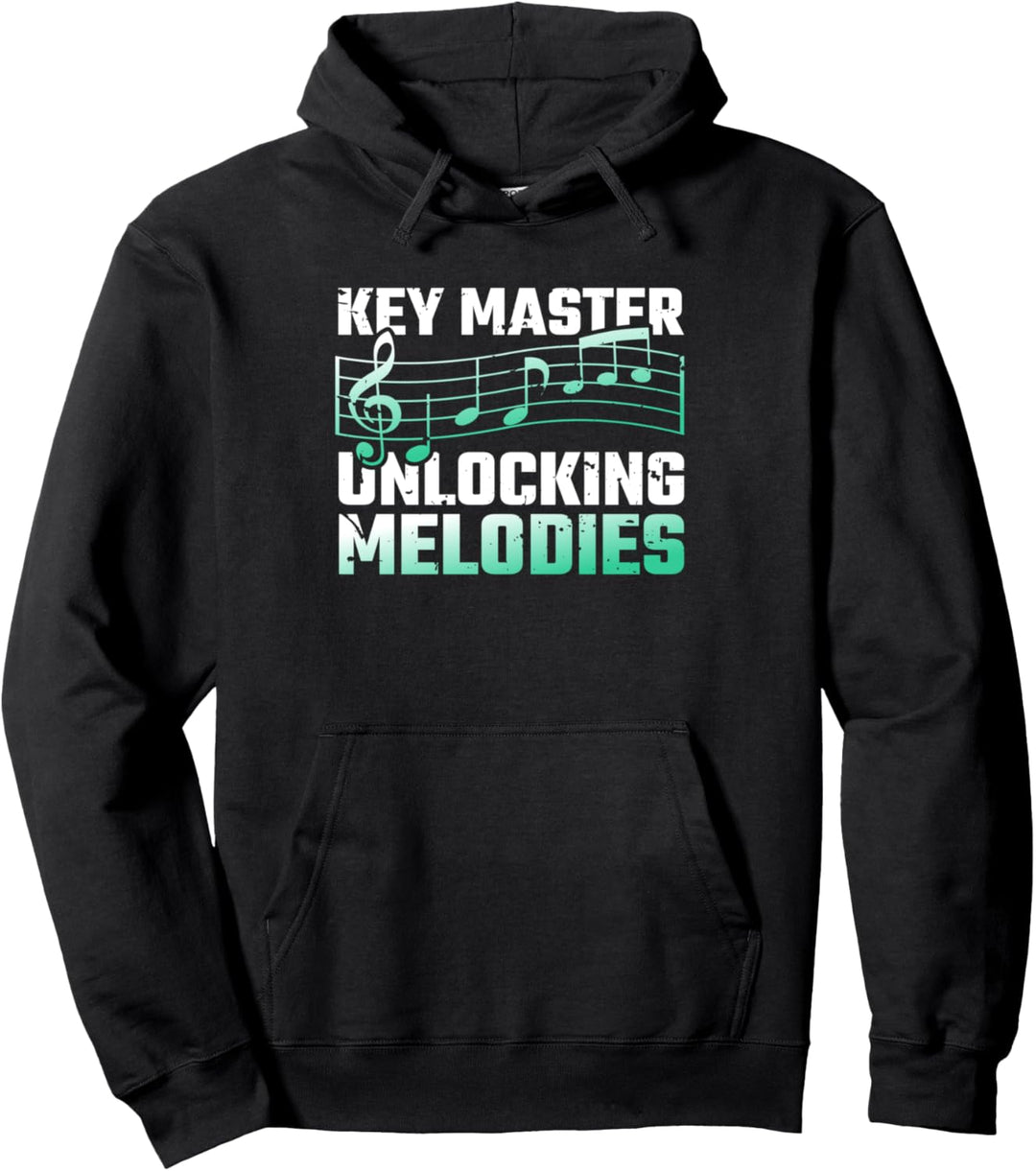 Key Master Unlocking Melodies Klavierspieler Pullover Hoodie