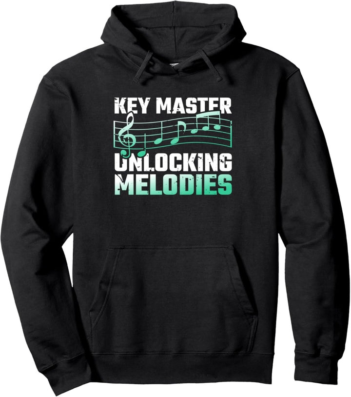Key Master Unlocking Melodies Klavierspieler Pullover Hoodie