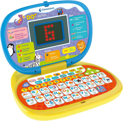 Clementoni Kid DOT 16425 Elektronisches Sprechendes Lernspiel, Computer, Laptop 3 Jahre, Technologie