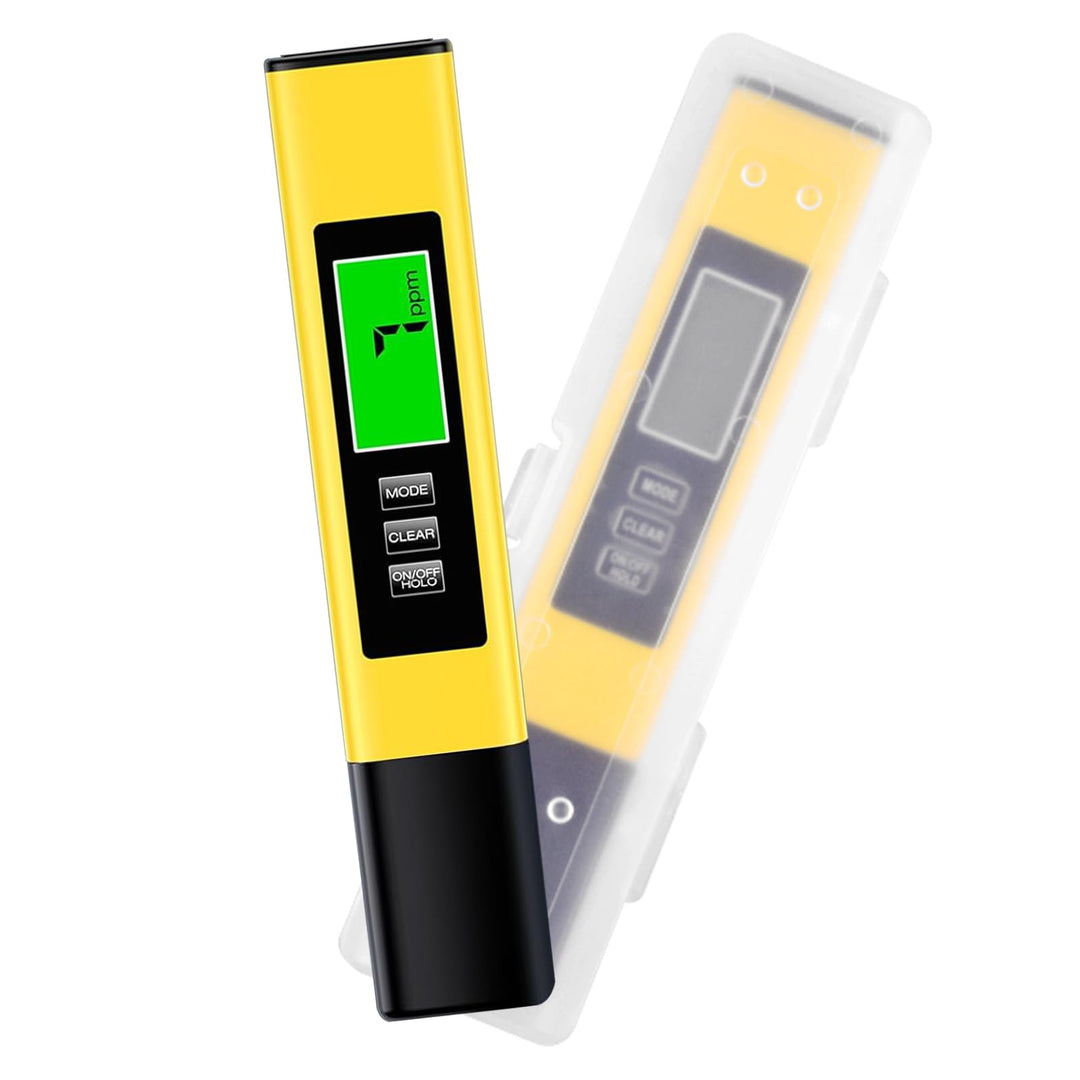 4-in-1-Wasserqualitätstester, TDS EC Temperaturmesser mit LCD-Display, Sonde aus Titan für Trinkwass