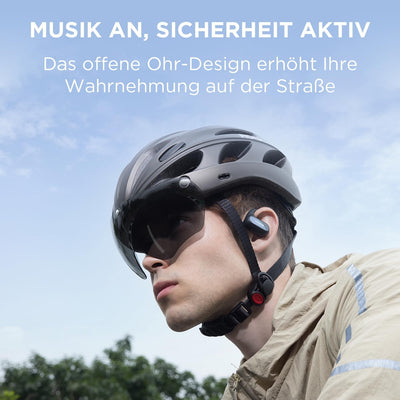 1MORE Fit SE S30 Open Ear Kopfhörer, 5.3 Bluetooth Kabellose Headphones mit 4 mikrofon, Earbuds mit