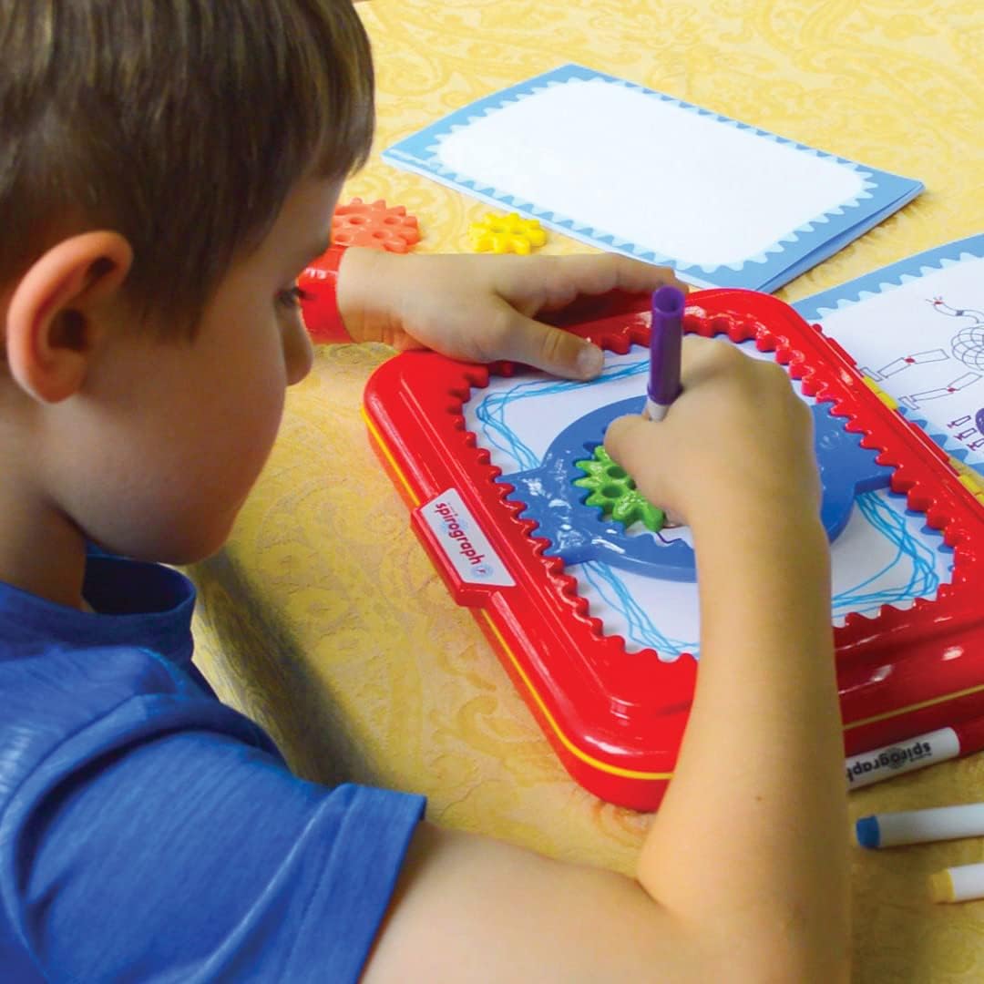 Silverlit - Spirograph Junior, einfach und verspielt, kreatives Hobby, zum Mitnehmen, ab 3 Jahren, 1