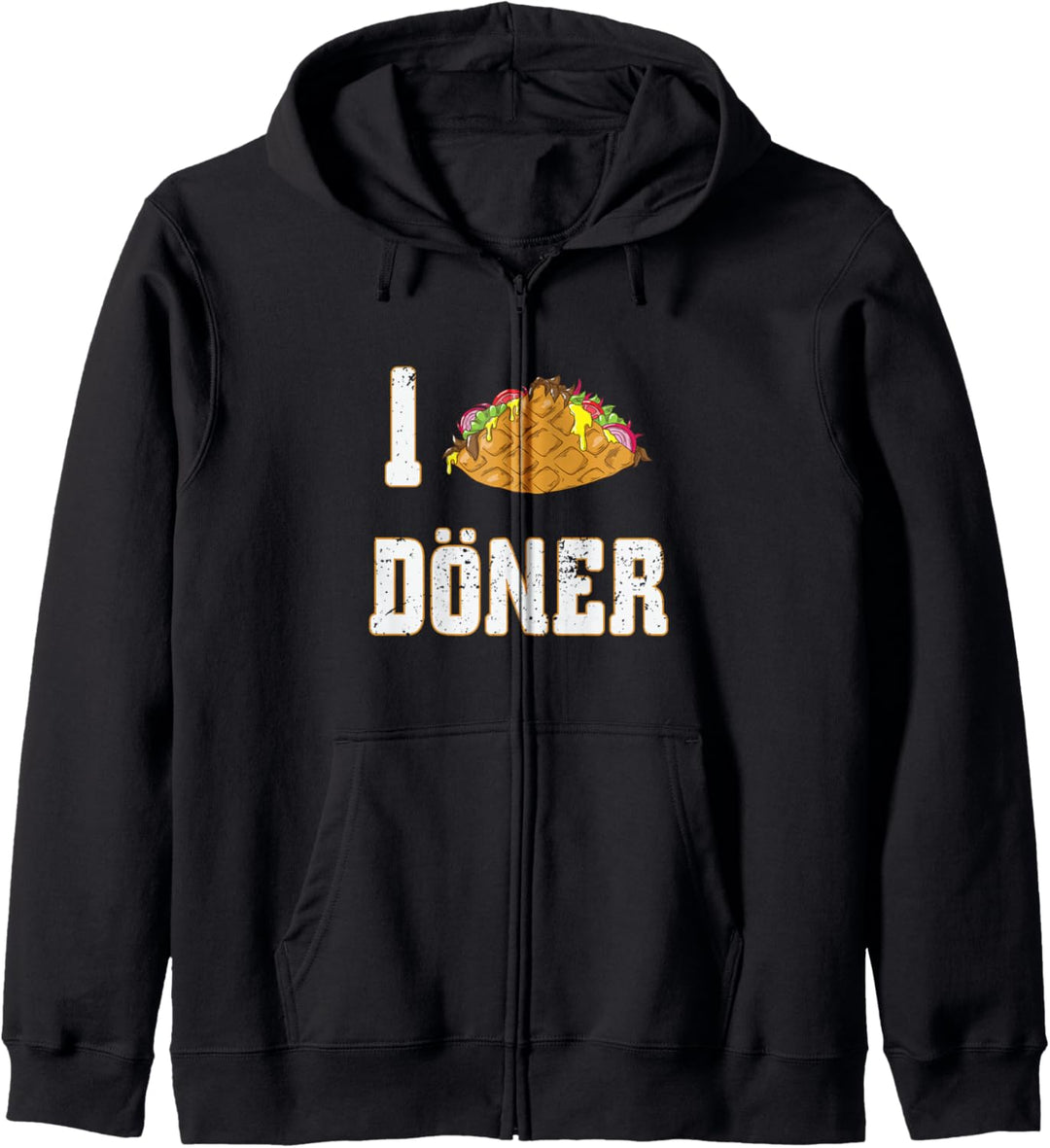 Ich liebe Döner Kebab Kapuzenjacke
