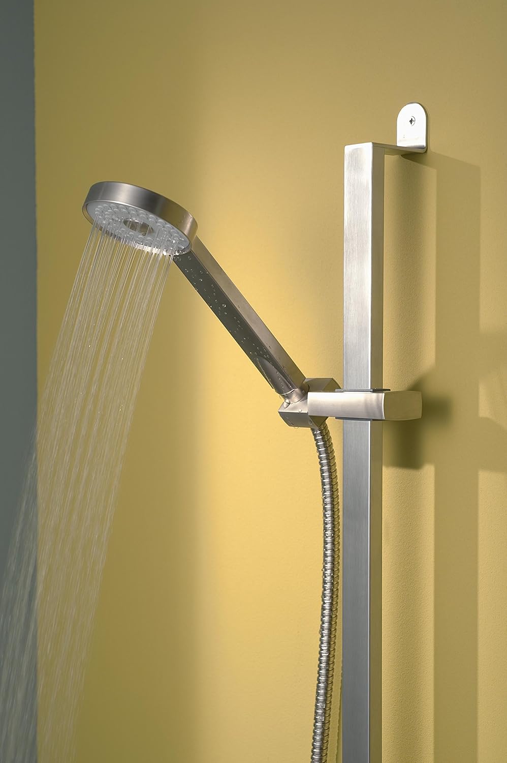 Haceka, IXI, Dusch und Bad Zubehör, Duschstangenset, Dusche, Rostfrei Stahl, 1137913 Gebürstet Dusch