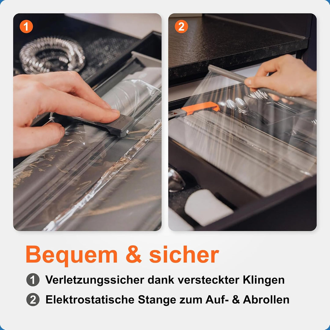 Blum I AMBIA-LINE Folienschneider I Alufolienspender I Schublade Schubkasten inkl. Folien