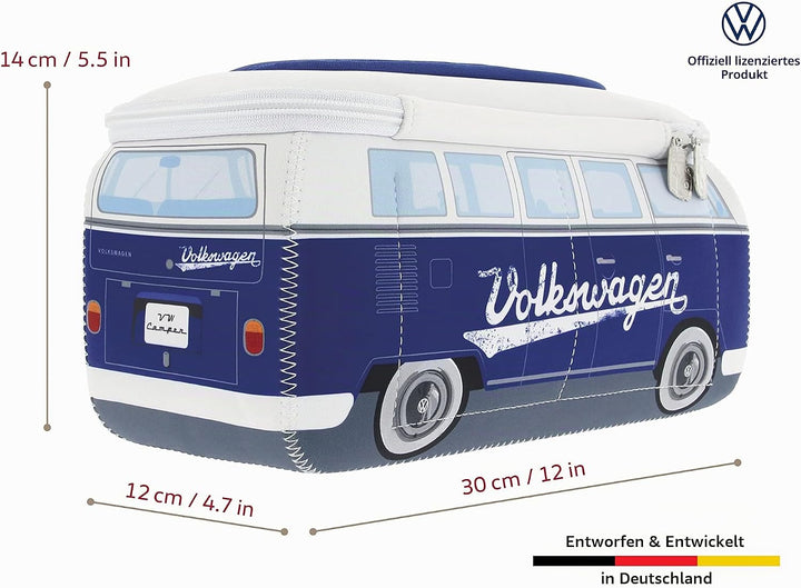 BRISA VW Collection - T1 Bulli Bus Kulturbeutel Kosmetiktasche | Volkswagen Universaltasche Waschbeu