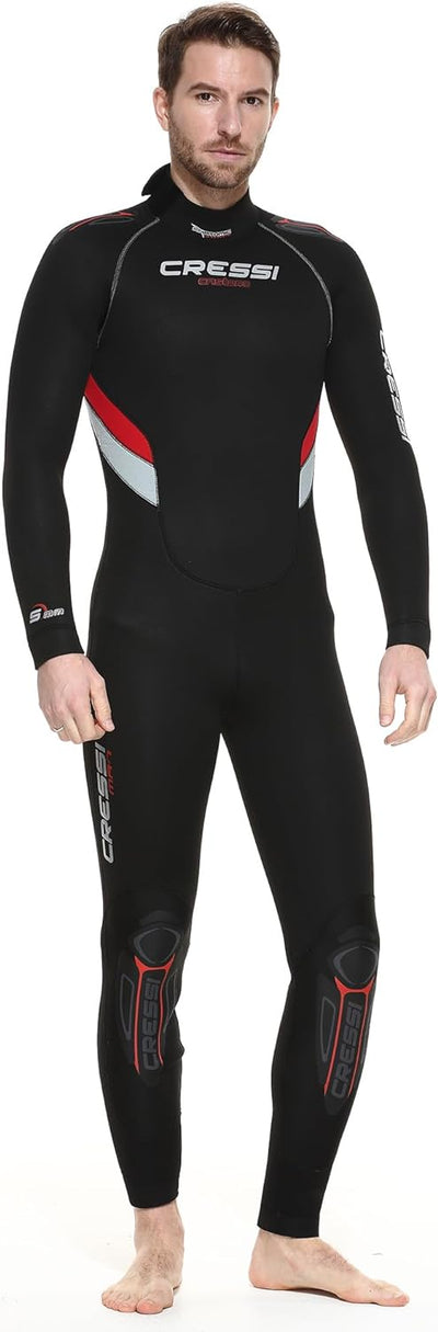 Cressi Castoro Man Monopiece Wetsuit - Taucheranzug Erhältlich in 5 oder 7 mm Neopren, Herren 5 mm S