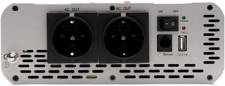 NOQON NSC524 500W/24V Sinus-Wechselrichter mit Ladegerät, NVS- und USV-Funktion