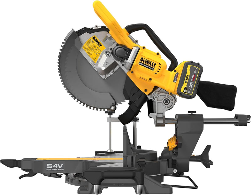 DeWALT Akku-Paneelsäge DCS781X2 Kappsäge, Gehrungssäge mit 305 mm Scheiben-Ø, hohe Schnittkapazität,