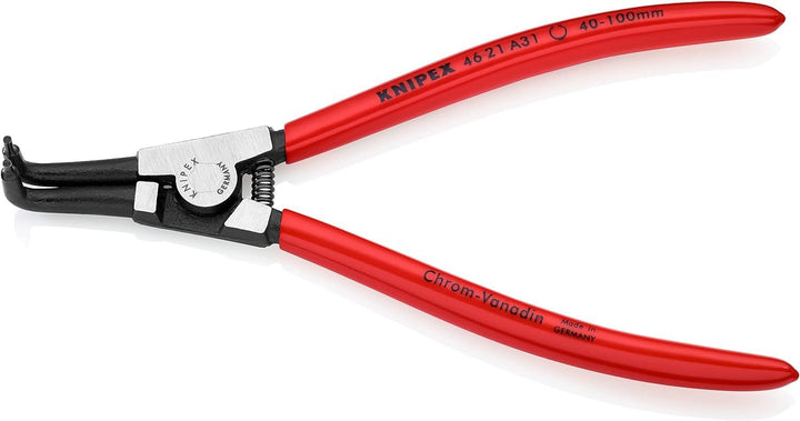 Knipex Sicherungsringzange für Aussenringe auf Wellen schwarz atramentiert, mit Kunststoff überzogen