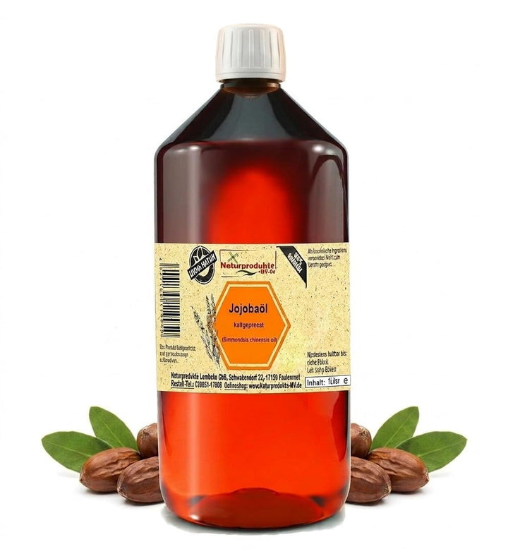 Jojobaöl kaltgepresst (1000 ml) Jojoba Öl kaltgepresst