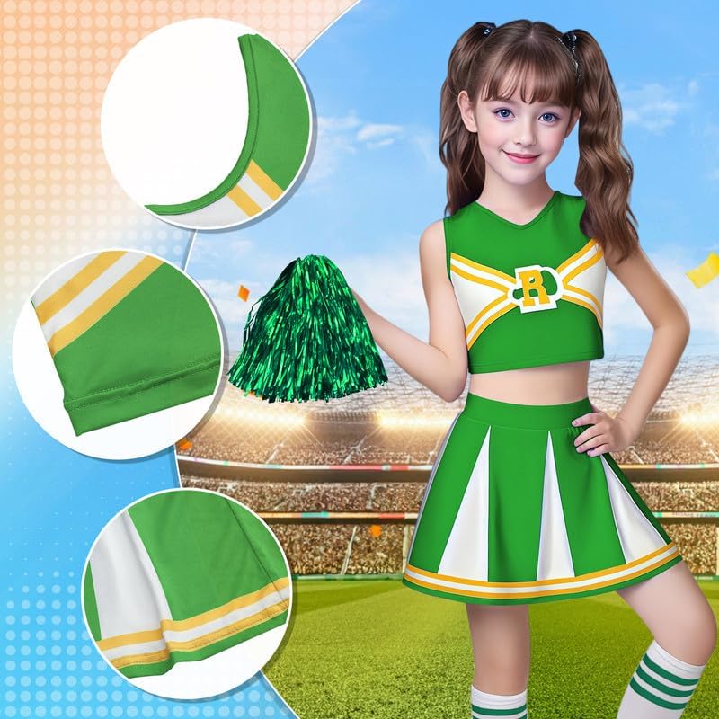 Cheerleader Kostüm Kinder Cheerleader Kostüm Mädchen Cheerleading Uniform Kleid Cheer Leader Outfit