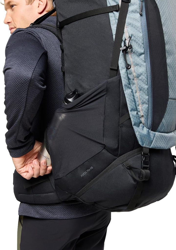 VAUDE Avox 75+10 Liter, Trekkingrucksack, heron, Einheitsgrösse Einheitsgrösse Heron, Einheitsgrösse