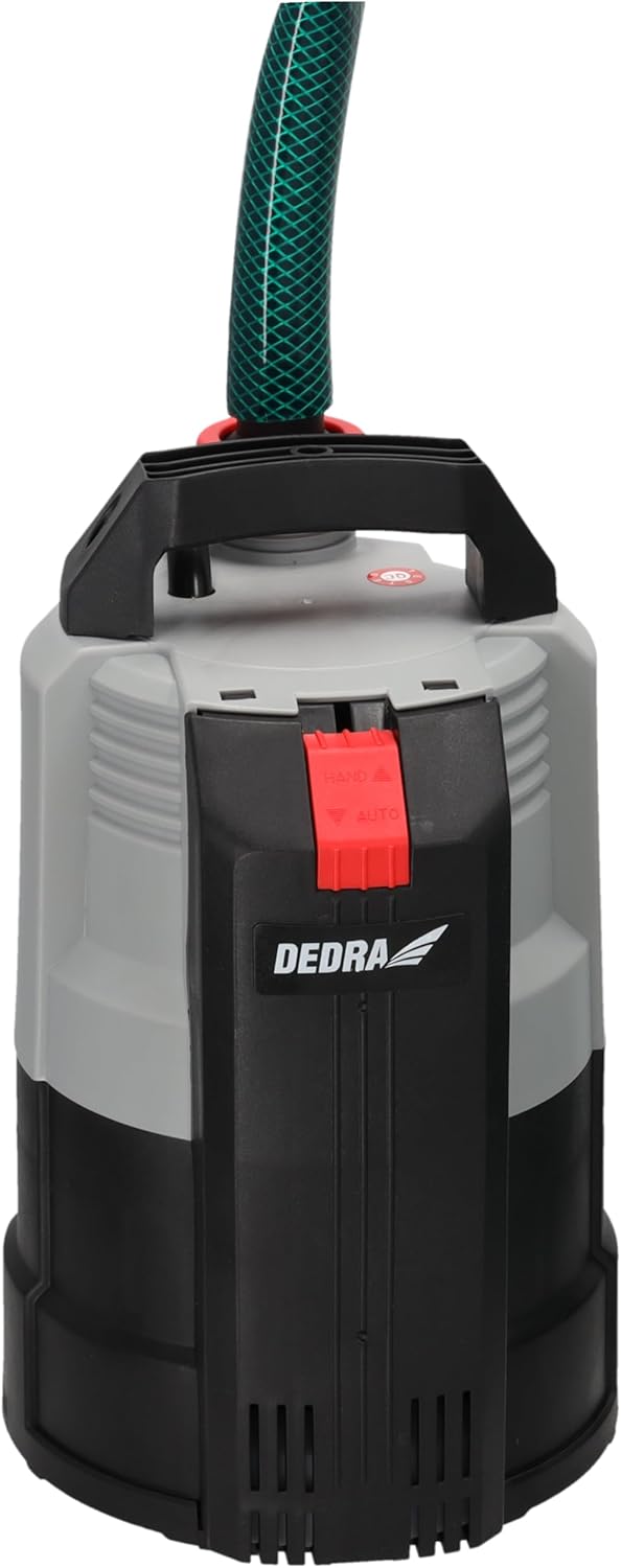 Tauchpumpe für sauberes und schmutziges Wasser DEDRA, Flachsaugpumpe, 350W, Fördermenge: 4500 l/h, z