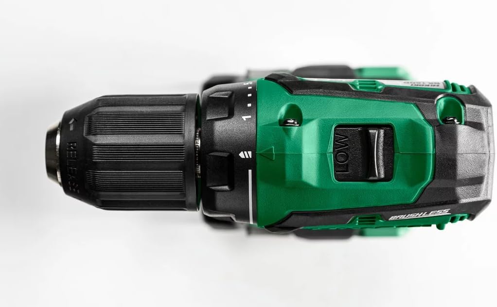 HiKOKI Akku-Bohrschrauber - 18 V, 55 Nm Drehmoment, 2-Gang-Getriebe, 13 mm Schnellspannbohrfutter -