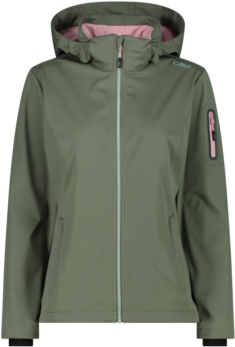 CMP Damen Softshelljacke 36 SALVIA, 36 SALVIA