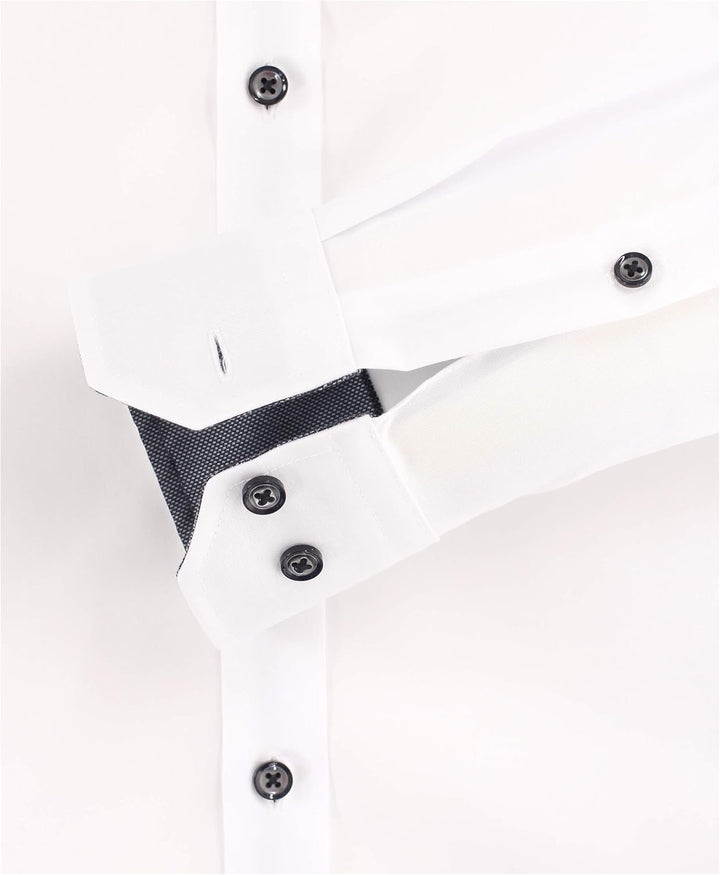 Venti Businesshemd Uni Body Fit Standard 35 Weiss, Standard 35 Weiss